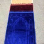 Luxury Velvet Islamic Prayer Mat – Soft Janamaz for Daily Salah