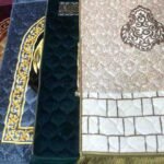 Luxury Islamic Prayer Mat Set – Soft Velvet Janamaz with Elegant Designs