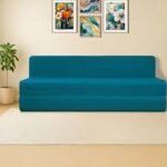 Modern Teal Sofa Cum Bed